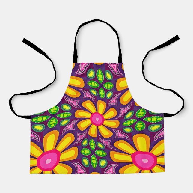 Tablier Joli et mignon Fleurs Motif (Recto)