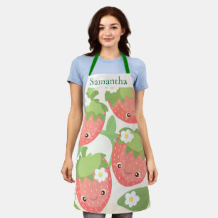 Tablier Joli jardin de fraises