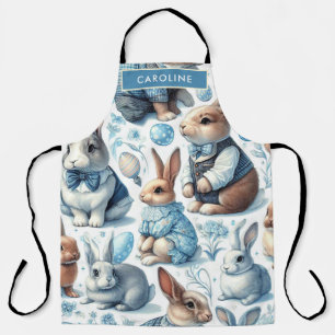 Tablier Joli lapin Vintage sans couture