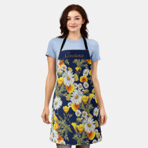 Joli Motif Chamomile & Poppies Personnalisé