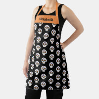 Joli motif de crâne en sucre pour Halloween