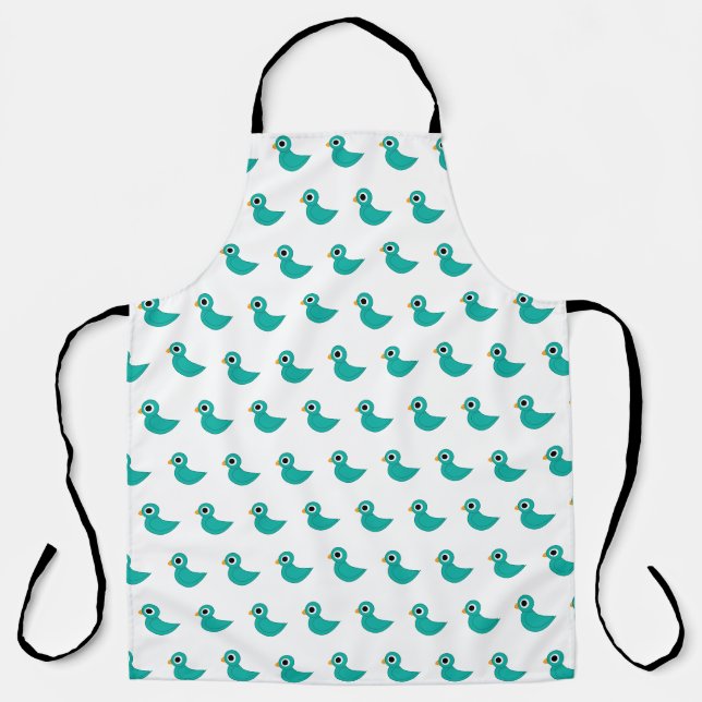 Tablier Joli oiseau bleu (Recto)