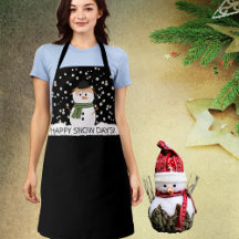 Joli Snowman Apron Noël Fun
