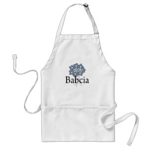 Tablier Jolie fleur bleue T-shirt Babcia