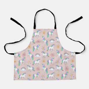 Tablier Jolie licorne arc-en-ciel