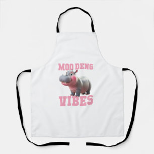 Tablier Jolie MOO DENG VIBES Seulement Baby Hippo Kinderga