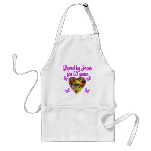 TABLIER JOLIE PURPLE 50E ANNIVERSAIRE CONCEPTION