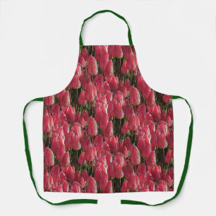 Tablier Jolie tulipe rose