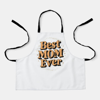 Tablier Jolie Typographie Unique Meilleure Maman jamais