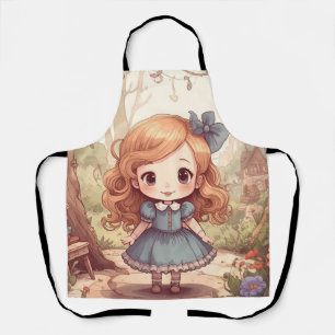 Tablier Jolies Aventures d'Alice au Pays des Merveilles Ar