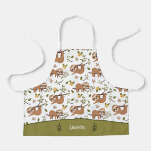 Tablier Jolies fentes dormant sur arbre Kid Motif cuisine