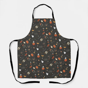 Tablier Jote Éffrayant Whimsical Halloween Motif Arrière -