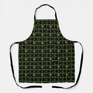 Tablier Joueur de baseball de Noël - Green Check