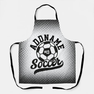 Tablier Joueur de football AJOUTER LE NOM Équipe de footba