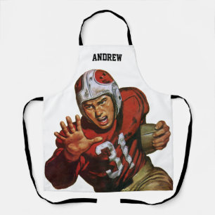 Tablier Joueur de football américain vintage arrière coura