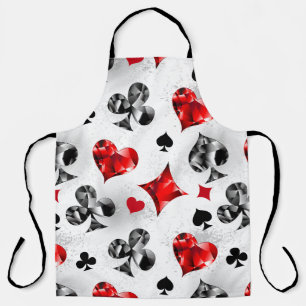 Tablier Joueur de poker Joueur de cartes de jouer costumes