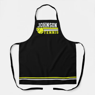 Tablier Joueur de Tennis NOM Jeu de Balle Court Personnali