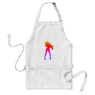 Tablier Joueuse Saxophone Girl Apron Don