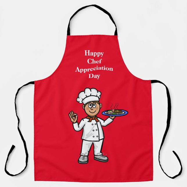 Tablier Jour d'appréciation des chefs masculins (Recto)