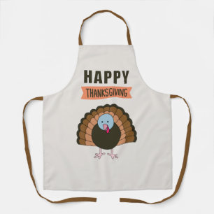 Tablier Jour du bon thanksgiving Turquie Gratuit vacances