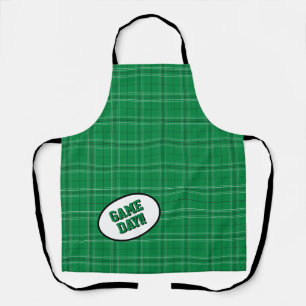 Tablier Jour du jeu Motif vert