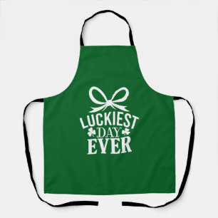 Tablier Jour le plus chanceux jamais St Patricks Day Irlan