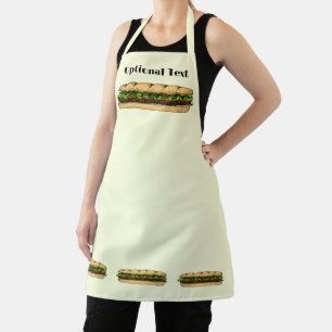 Tablier Journée pour manger un Hoagie