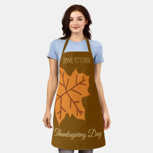 Tablier Joyeuse fête de Thanksgiving, Saison d'automne, Mo