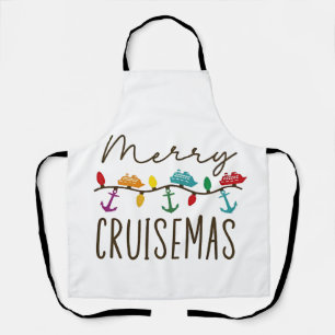 Tablier Joyeuses croisières de Noël Famille de croisières