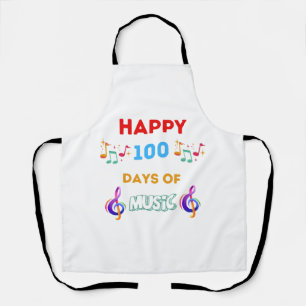 Tablier Joyeux 100 Jours de musique