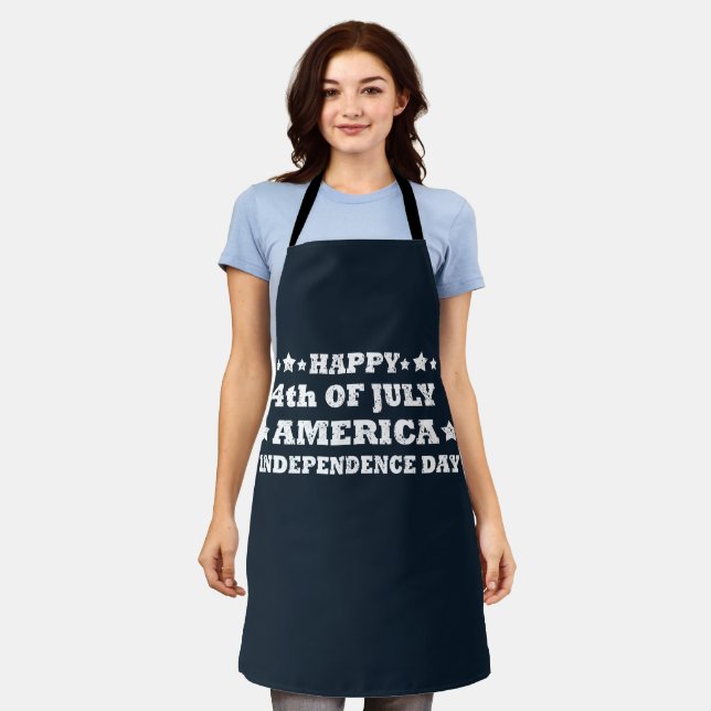 Tablier Joyeux 4 juillet Amérique (Porté)