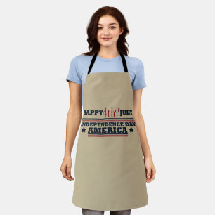 Tablier Joyeux 4 juillet fête de l'indépendance Amérique