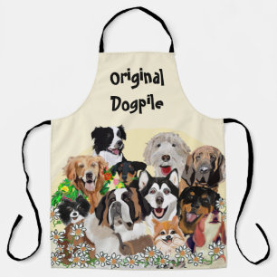 Tablier Joyeux Anniversaire Chien Pals Personnaliser l'air