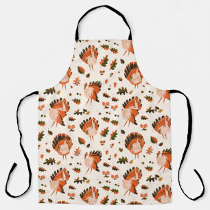 Tablier Joyeux cadeau motif de la fête de la Turquie de Th