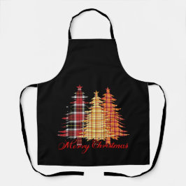 Tablier Joyeux design de Noël avec des motifs sans couture