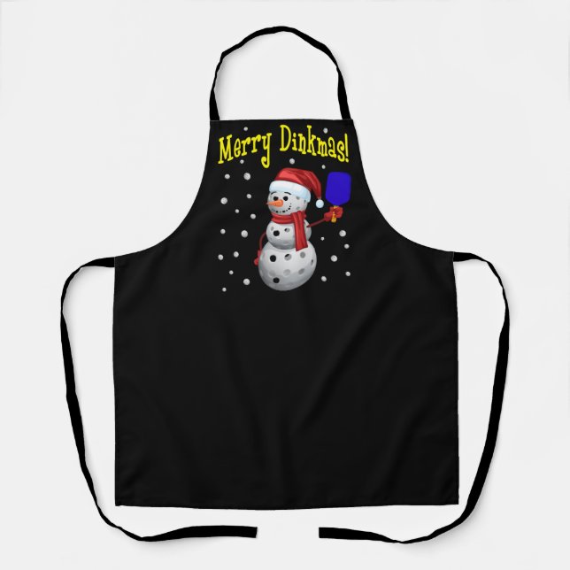 Tablier Joyeux Dinkmas - Snowman (Recto)