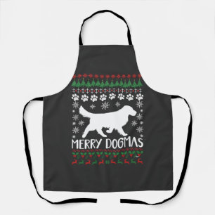Tablier Joyeux Dogmes Chien Flocon de Neige Sale Sweat de 