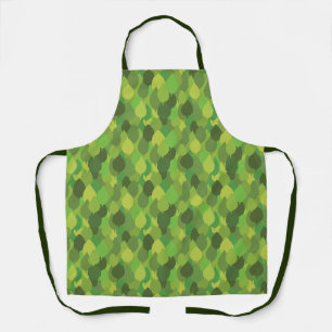 Tablier Joyeux Feuilles luxuriants - motif de surface tran