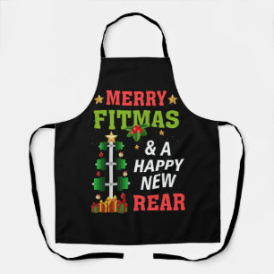 Tablier Joyeux Fitmas Et Une Bonne Nouvelle Année De Fitne