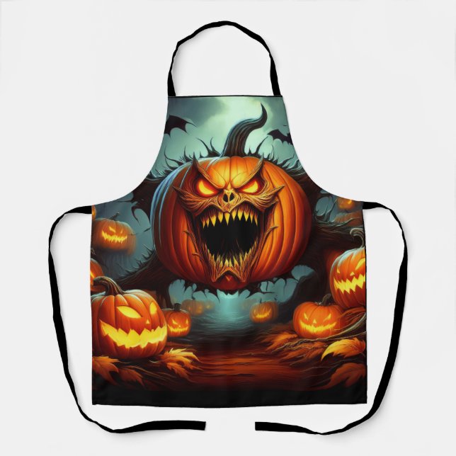 Tablier Joyeux Halloween à tous (Recto)