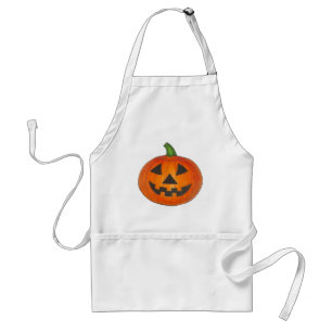 Tablier Joyeux Halloween Citrouille orange Jack o' Lantern