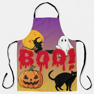 Tablier Joyeux Halloween- Hou-hou-épouvantable