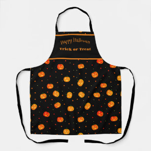 Tablier Joyeux Halloween Jack-o'-lanterne Motif Citrouille