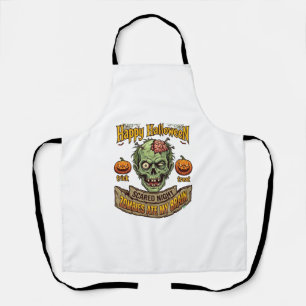 Tablier Joyeux Halloween Les Zombies Ont Mangé La Tête De 