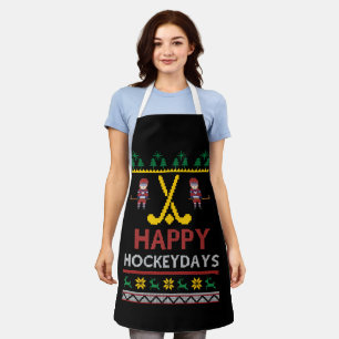 Tablier Joyeux Hockeydays Hockey Noël Noël Noël cadeau