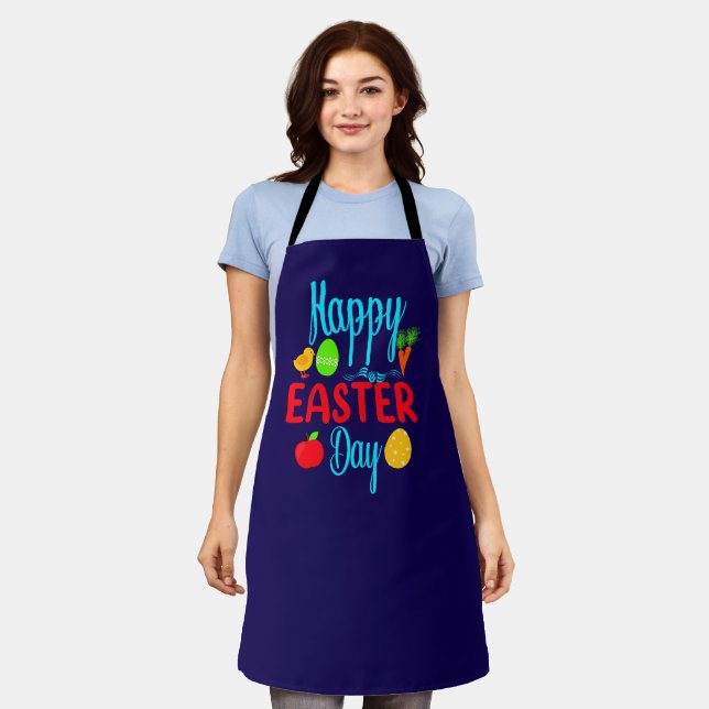 Tablier Joyeux Jour de Pâques-62351 (Porté)