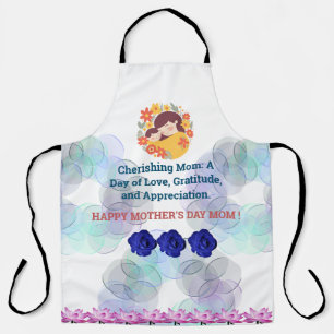 TABLIER JOYEUX JOUR DES MÈRES APRON