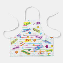 Tablier Joyeux Motif de Chanukah