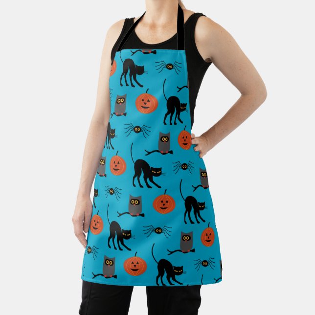 Tablier Joyeux Motif d'Halloween (Insitu)