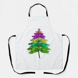 Tablier Joyeux Noël Dragonfly Christmas Tree T Shirt